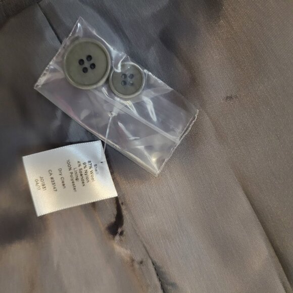 Talbots Wool Blend Grey Skirt Suit Set – Jacket 12 / Skirt 10 - Picture 4 of 8